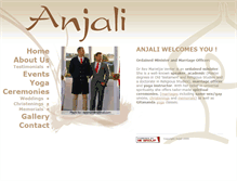 Tablet Screenshot of anjali.co.za